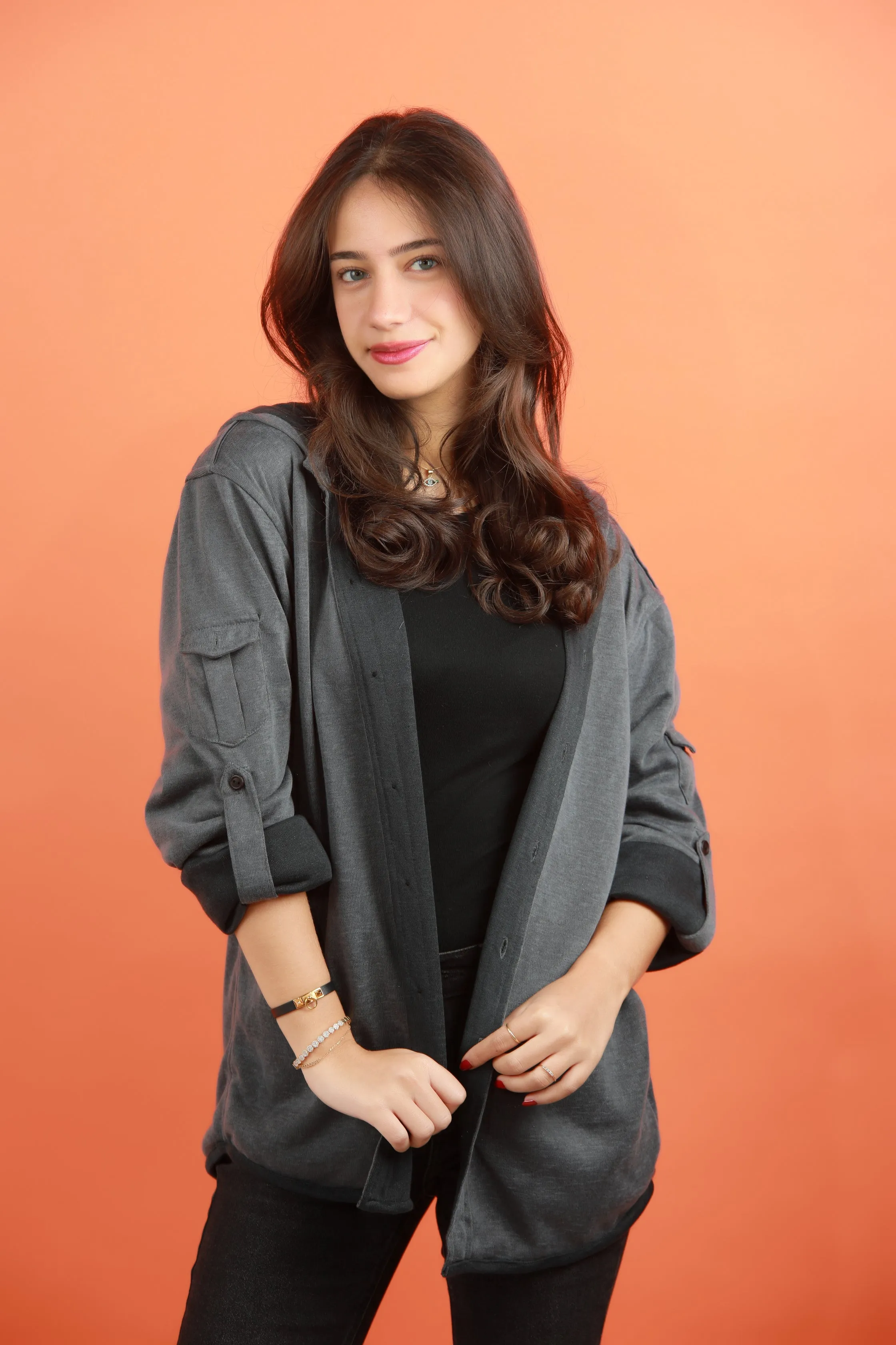 Hoodie Shirt - Light Grey
