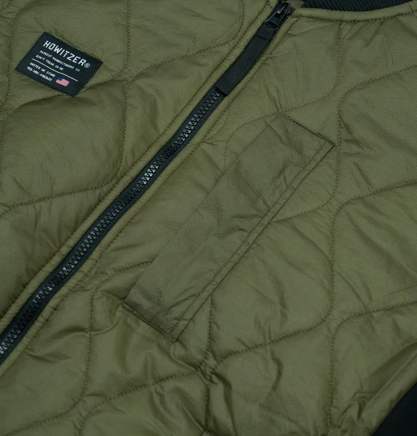 Howitzer Military Green Pilot Bomber Jacket