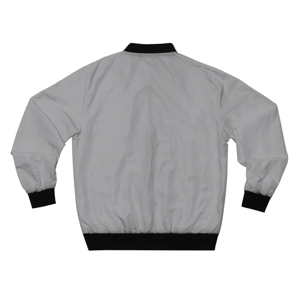 Hustle & Grow Bomber Jacket (Gray)