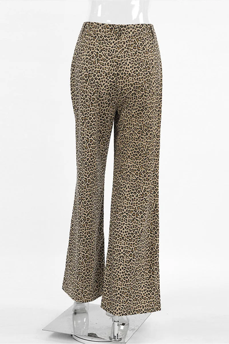 HWT1086 Feline Fierce Wide-Leg Pants