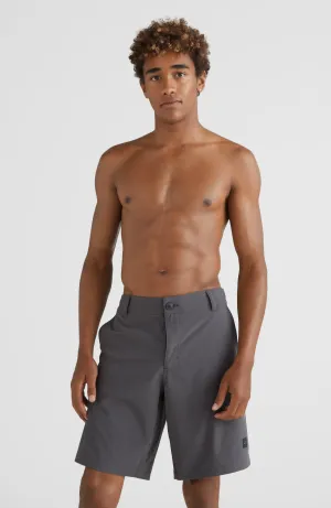 Hybrid Chino-Shorts | Asphalt