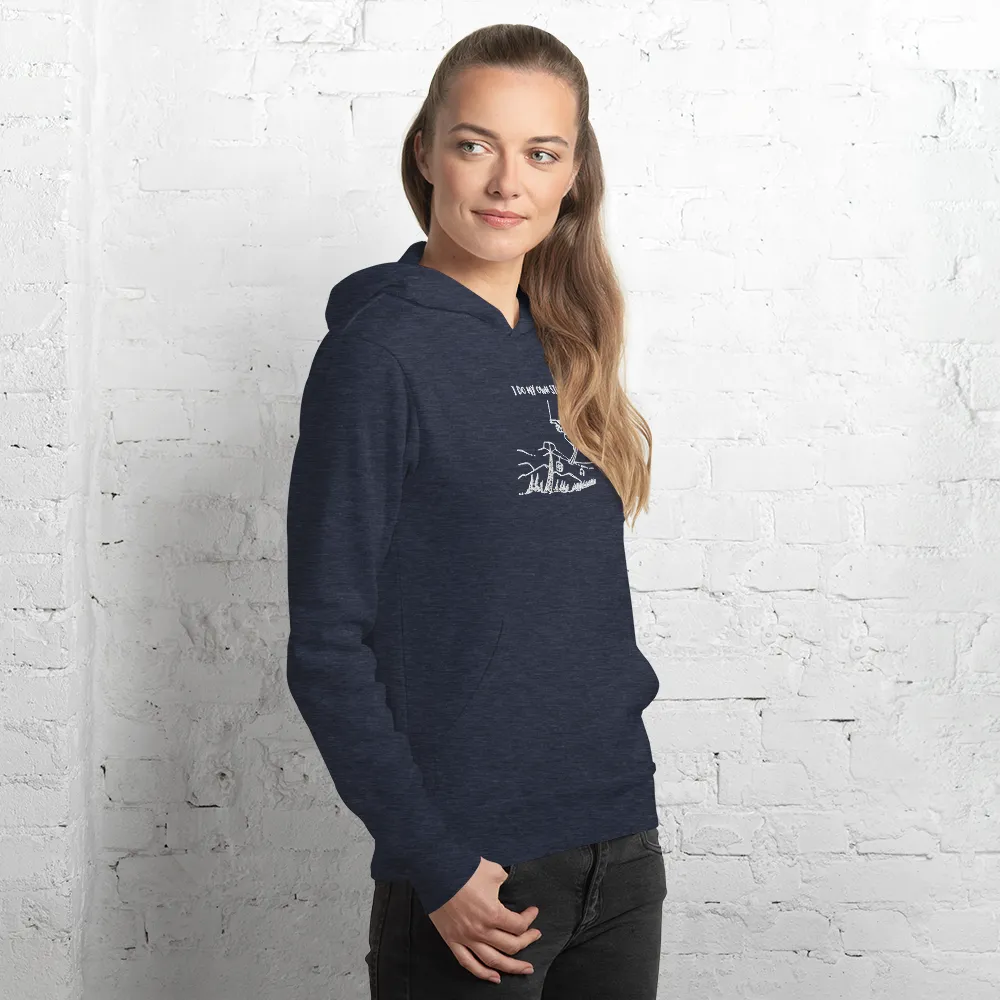 I Do My Own Stunts Embroiderd Men's Light hoodie