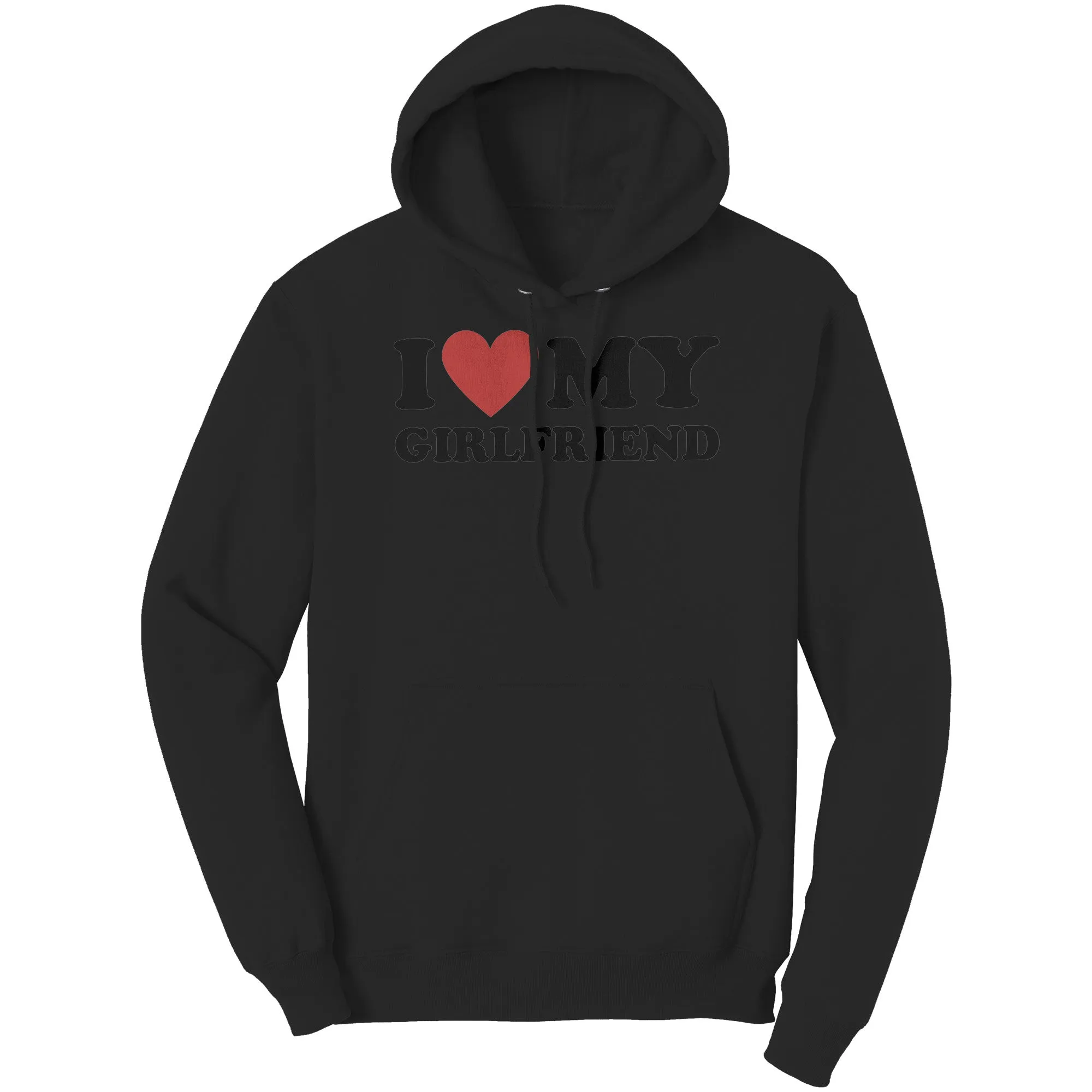 I Love My Girlfriend Hoodie, Valentine Hoodie, I Heart My Girlfriend Hoodie, Valentine's Day Hoodie, Valentines Gift For Boyfriend Hoodie