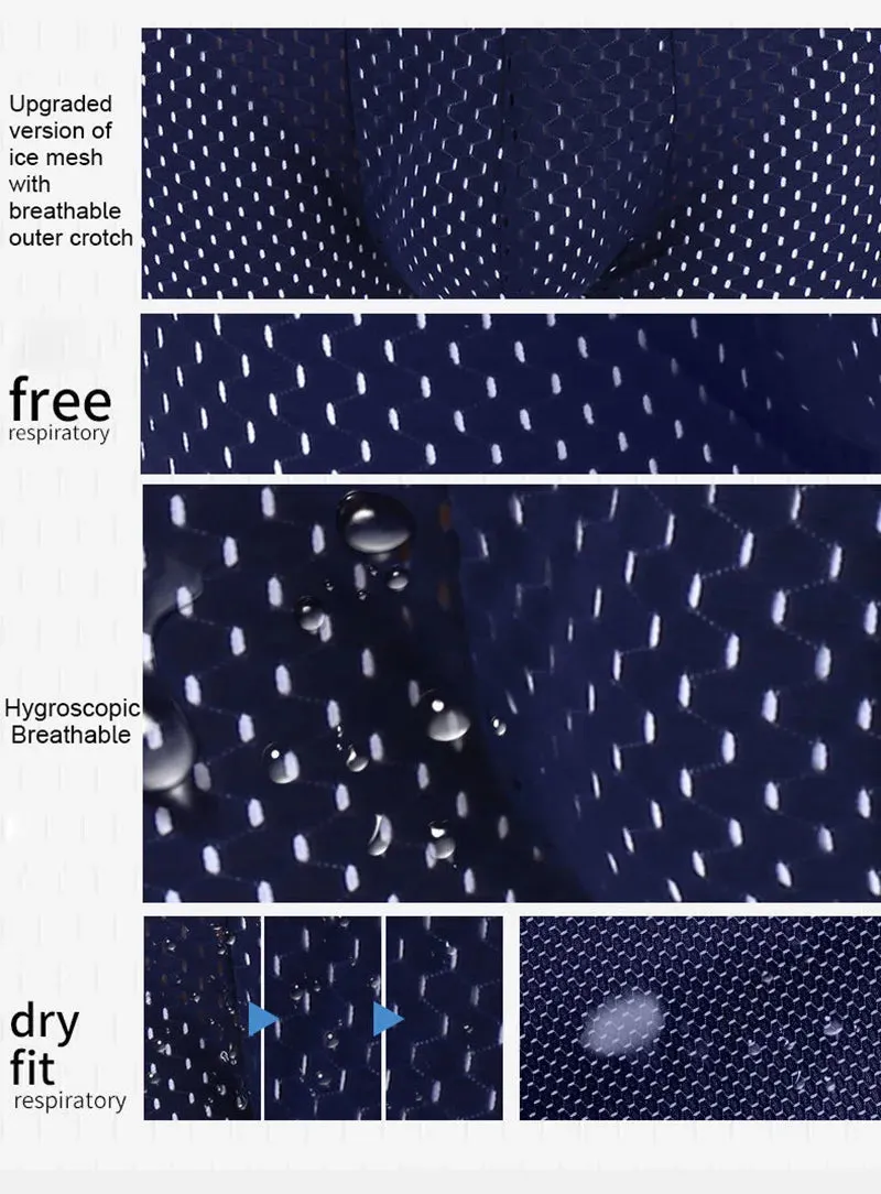 Ice Silk Mesh Boxer Shorts