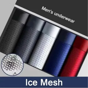 Ice Silk Mesh Boxer Shorts