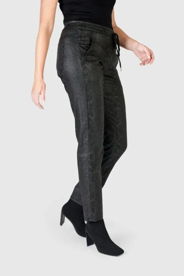 Iconic Jean Blk Snake