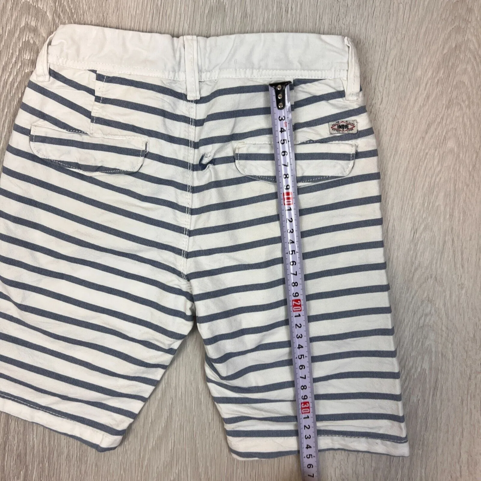 Industrie Indie Boys Striped Chino Shorts Size 7 Years
