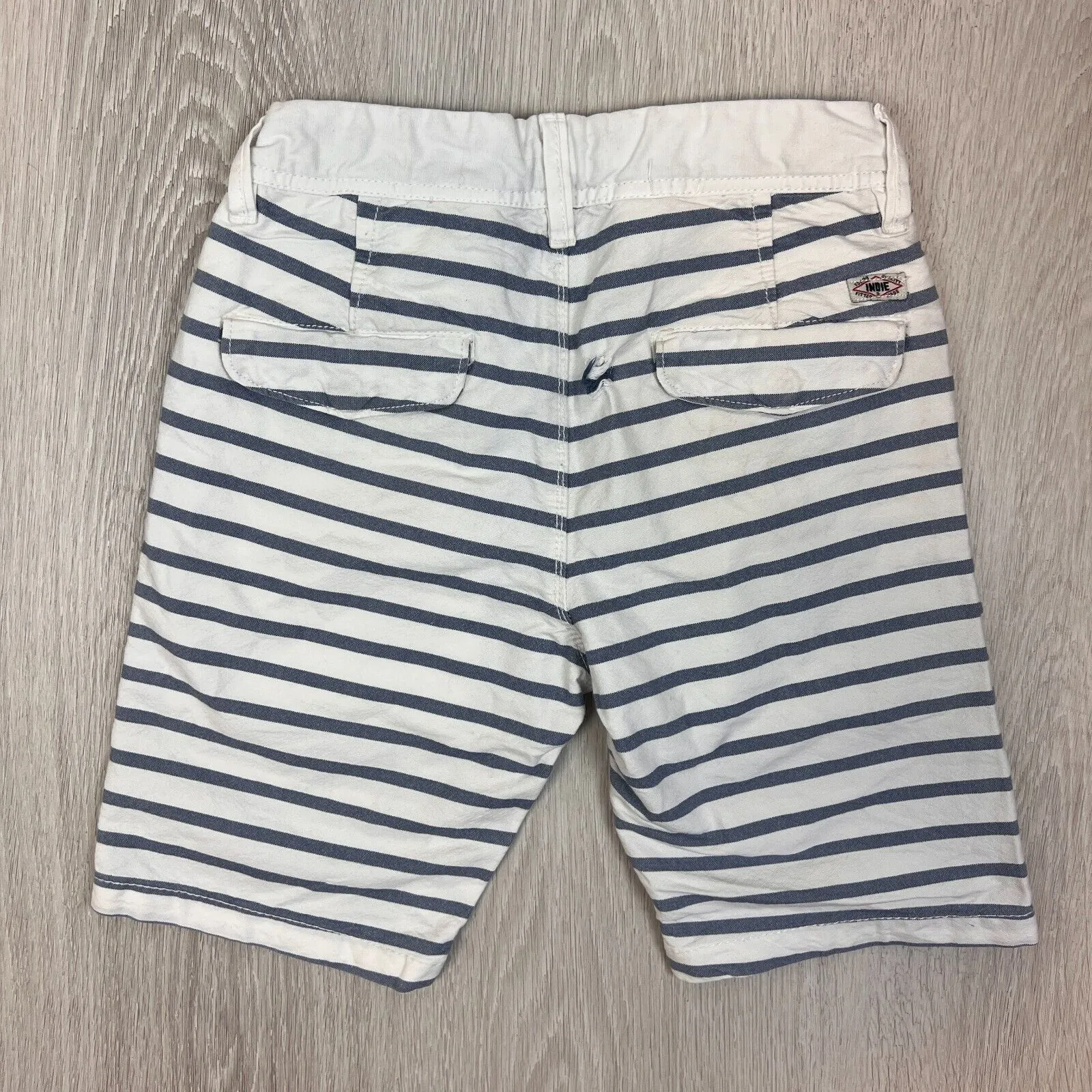 Industrie Indie Boys Striped Chino Shorts Size 7 Years