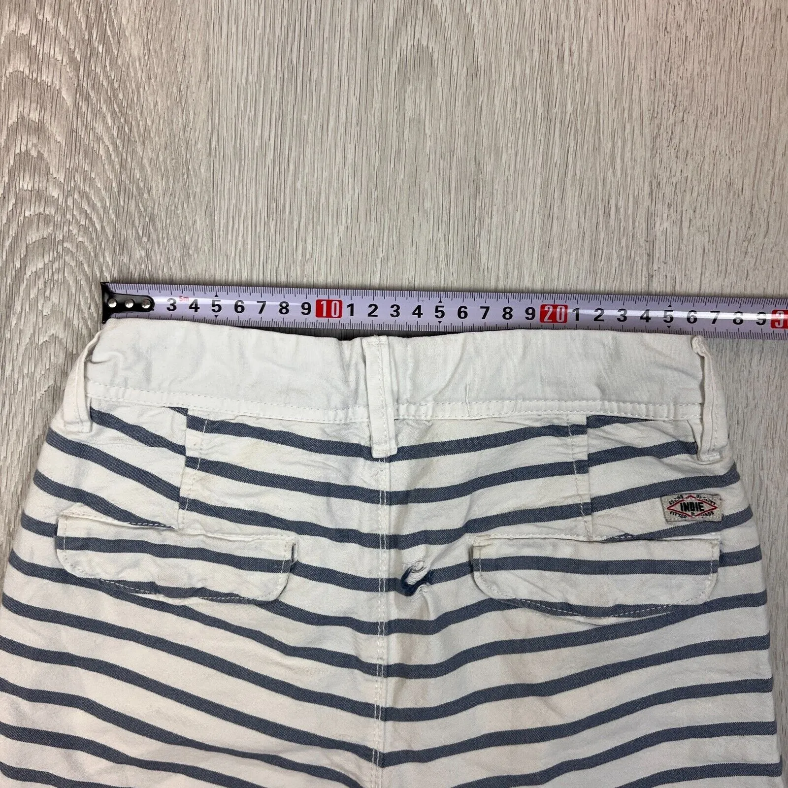 Industrie Indie Boys Striped Chino Shorts Size 7 Years