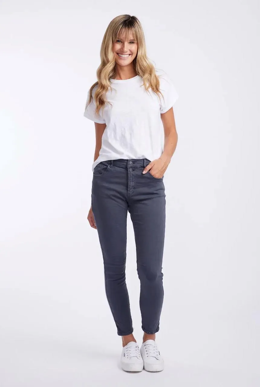 ITALIAN STAR  Emma Stretch Jeans - Coal