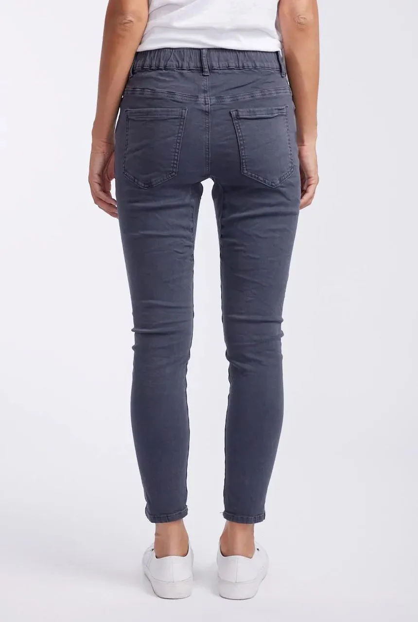 ITALIAN STAR  Emma Stretch Jeans - Coal