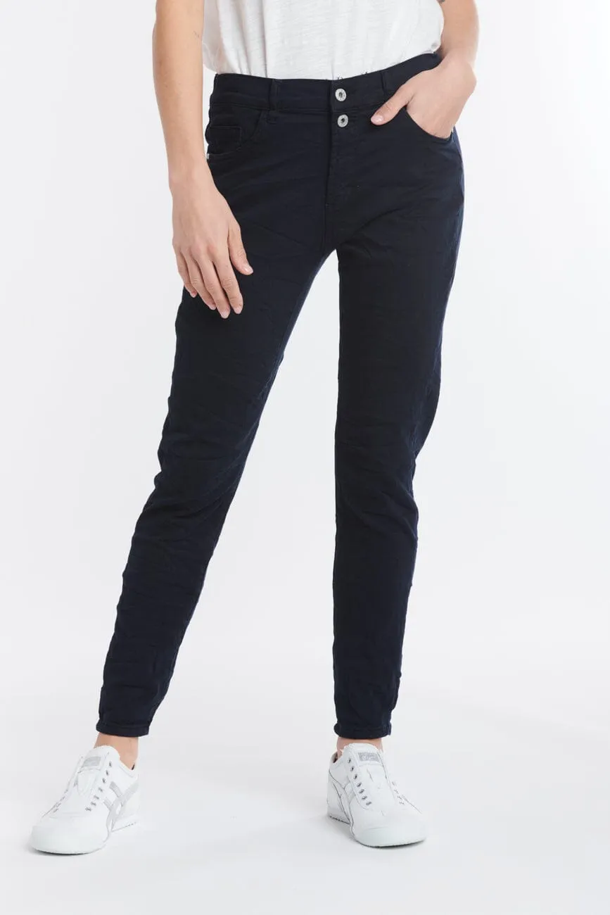 ITALIAN STAR Emma Stretch Jeans - Navy