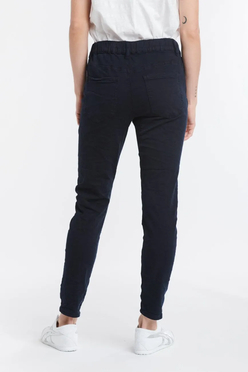 ITALIAN STAR Emma Stretch Jeans - Navy