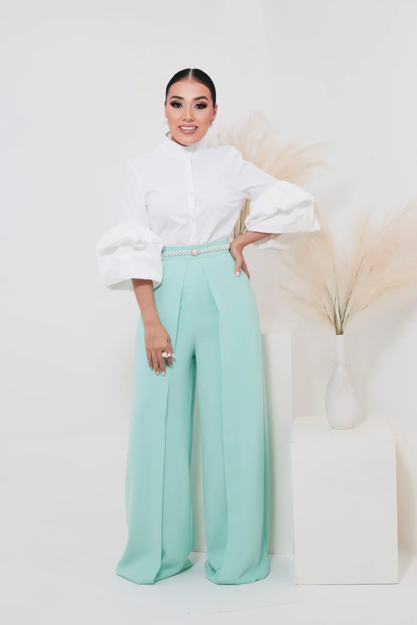 “It’s a Wrap” Pleated Pants ( 2 Colors)