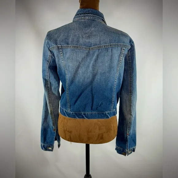 J Crew Bowery Wash Denim Jean Jacket