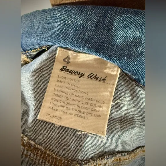 J Crew Bowery Wash Denim Jean Jacket