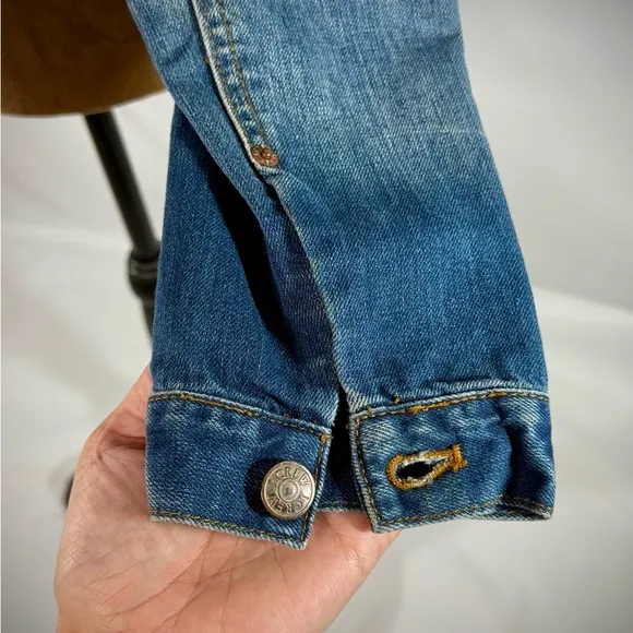 J Crew Bowery Wash Denim Jean Jacket
