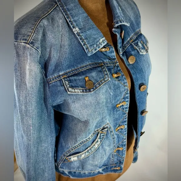 J Crew Bowery Wash Denim Jean Jacket