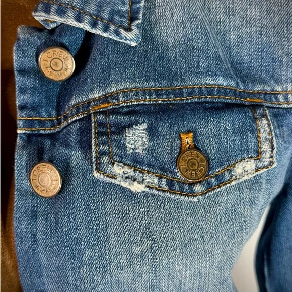 J Crew Bowery Wash Denim Jean Jacket