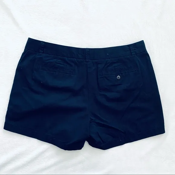 J. Crew | Navy Blue 100% Cotton Broken-In Chino Shorts