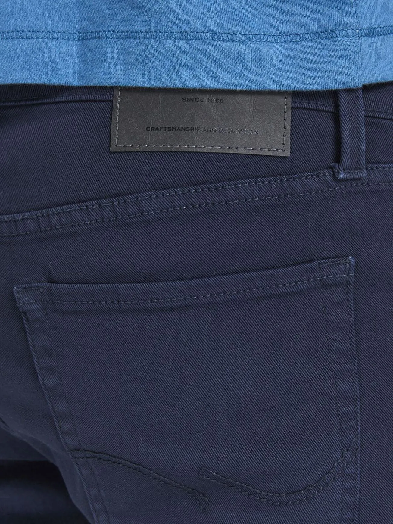Jack Jones Rick Icon Denim Shorts Navy Blazer
