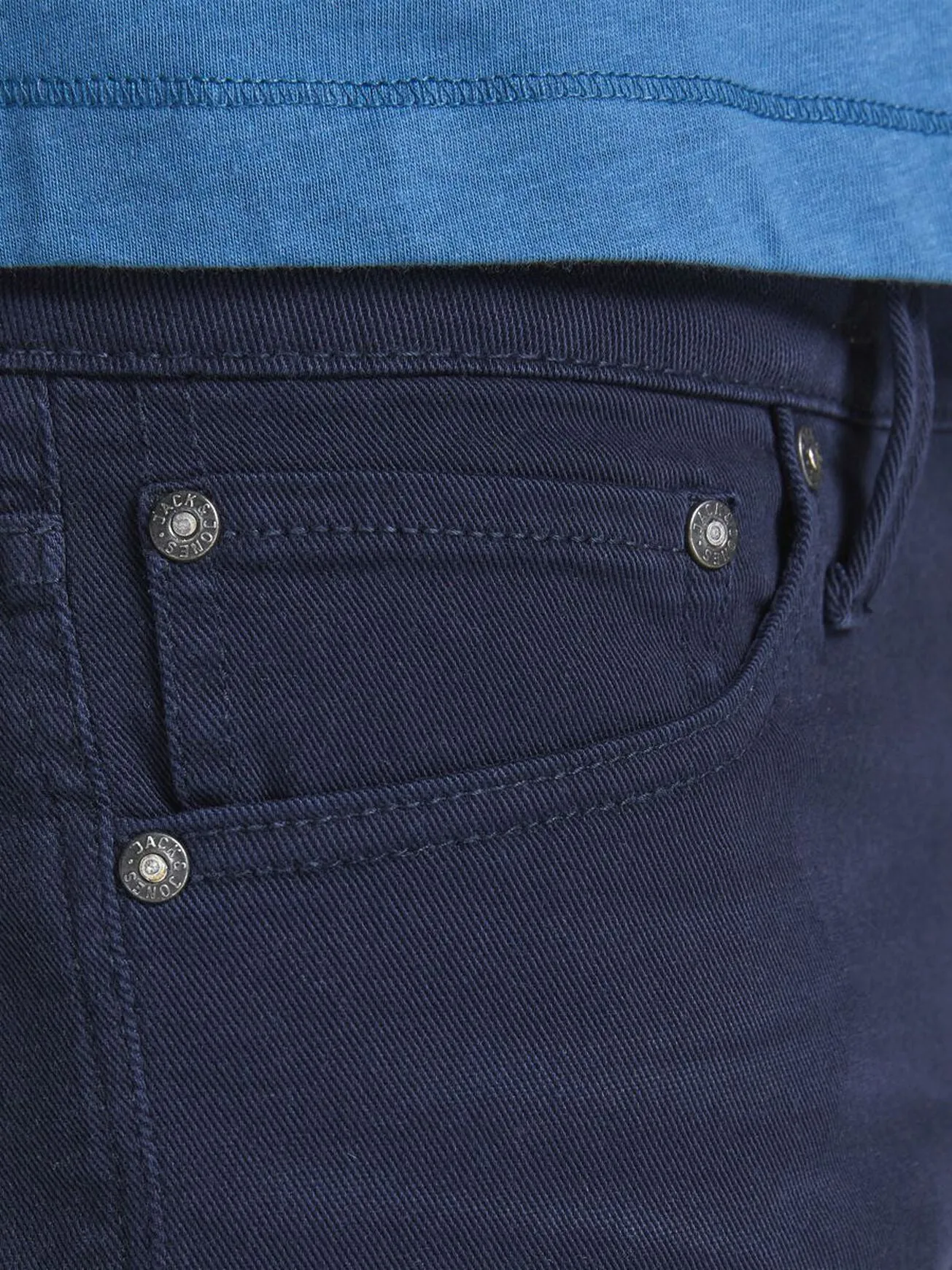 Jack Jones Rick Icon Denim Shorts Navy Blazer