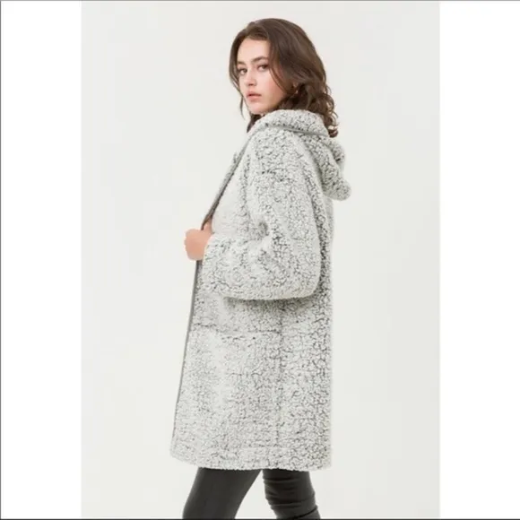 Jacket w/Hoodie Plus Size