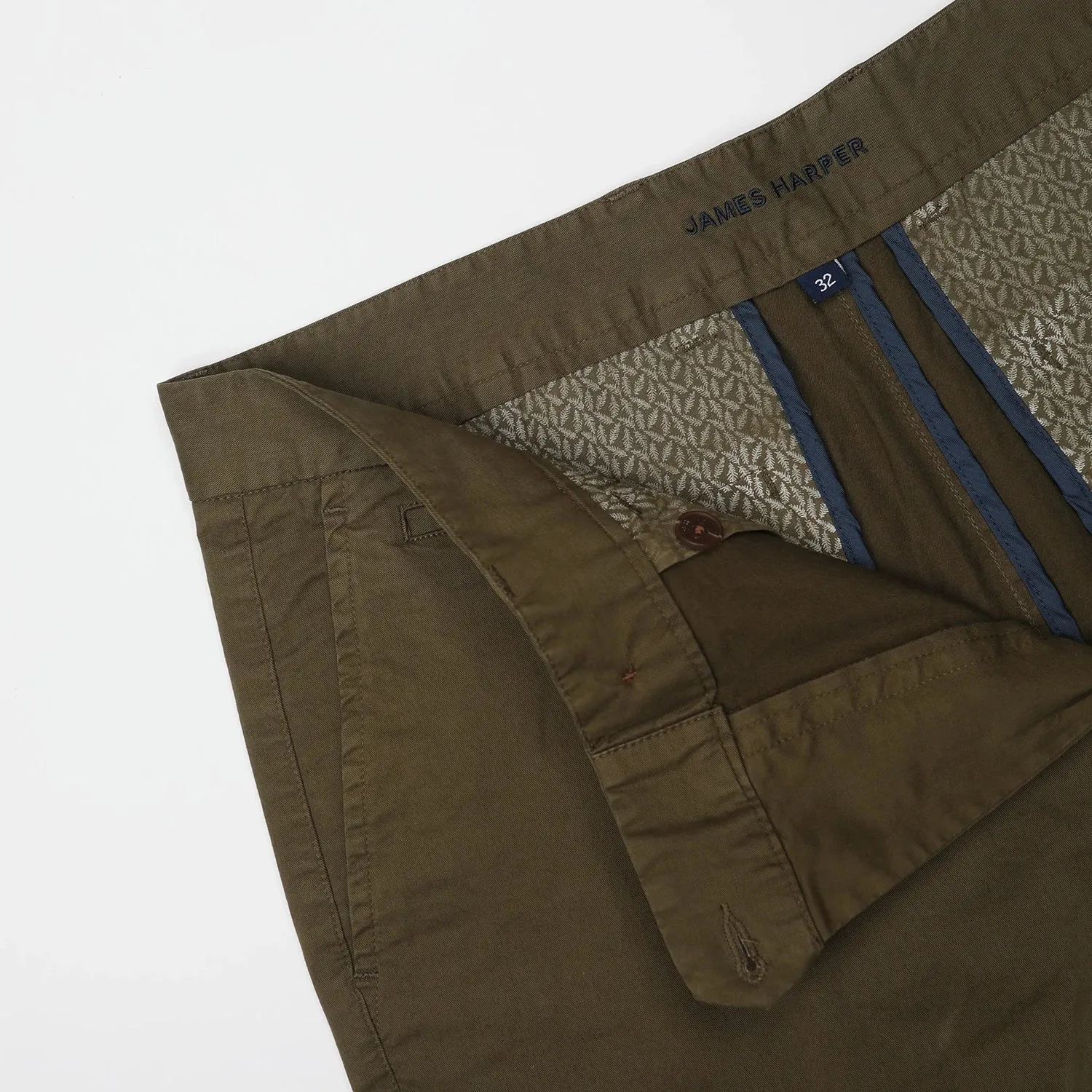 JAMES HARPER STRETCH COTTON CHINO SHORTS JHSH27