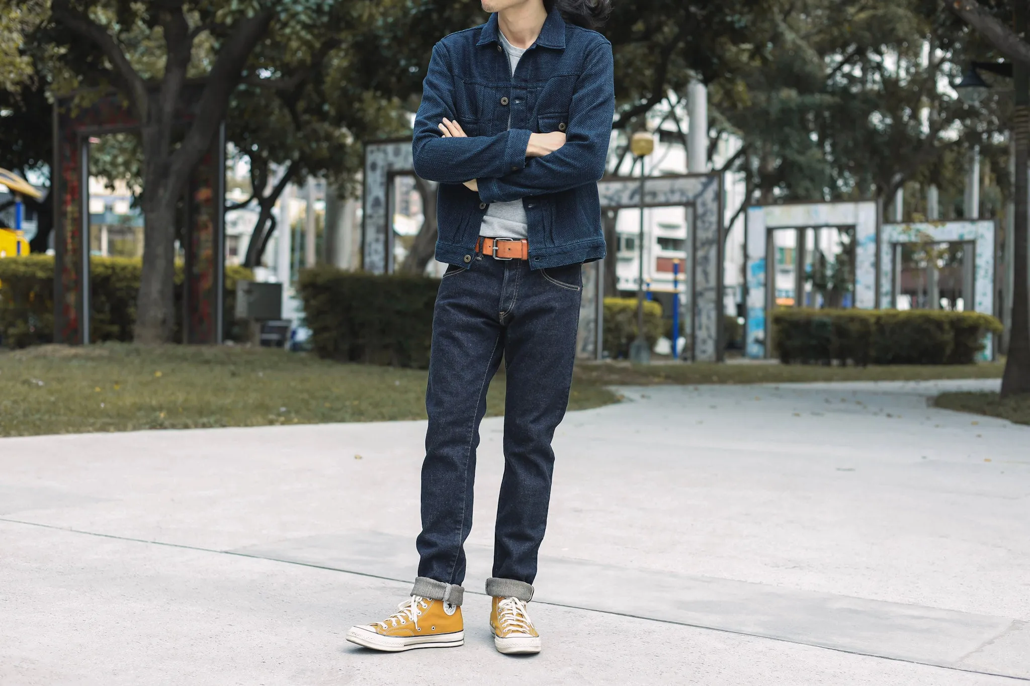 【Japan Blue Jeans】Sashiko Type 2 Jacket 靛藍染刺子二代牛仔外套