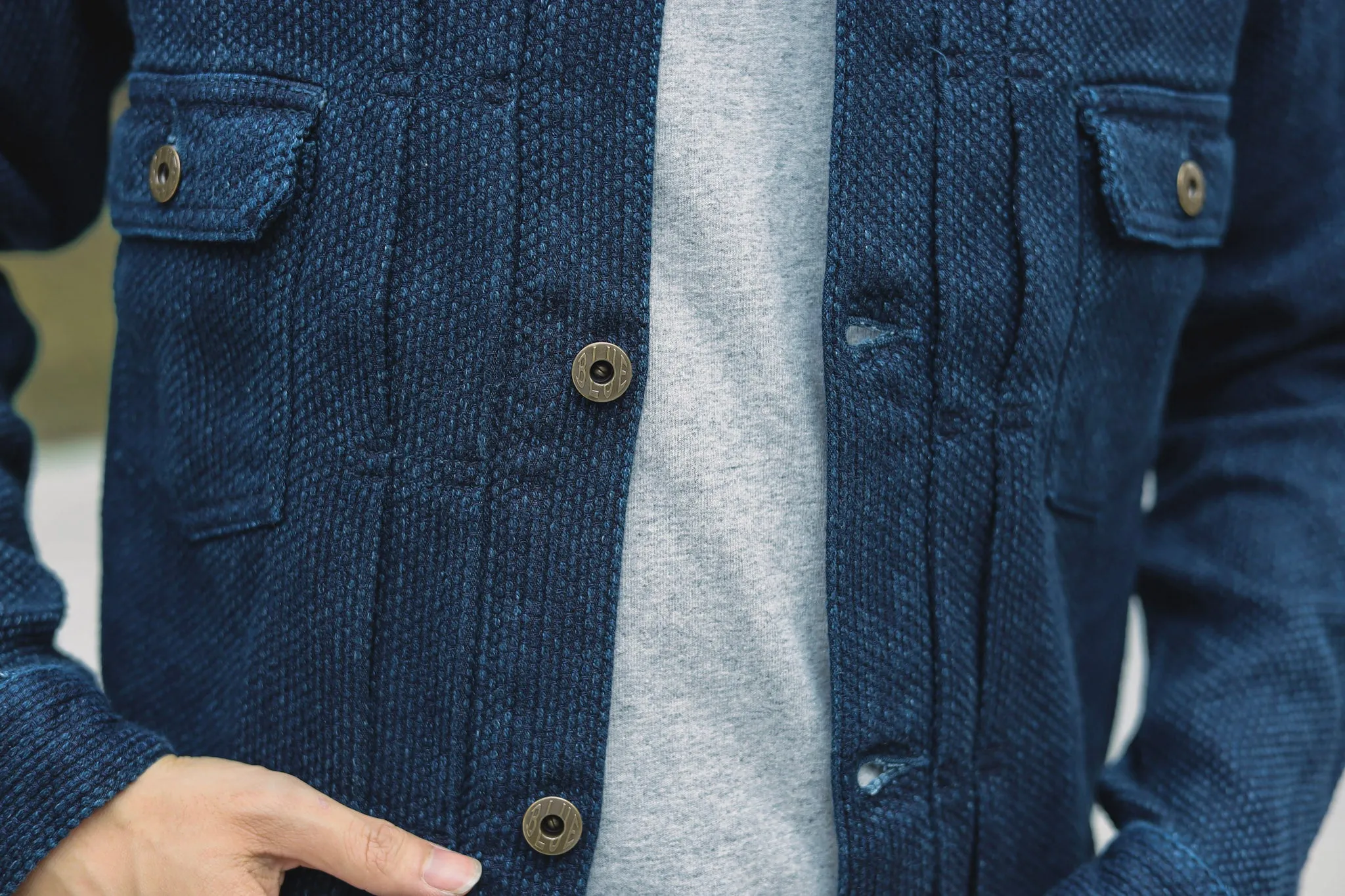 【Japan Blue Jeans】Sashiko Type 2 Jacket 靛藍染刺子二代牛仔外套