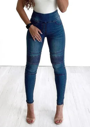 Jasper Jeggings - Mid Blue