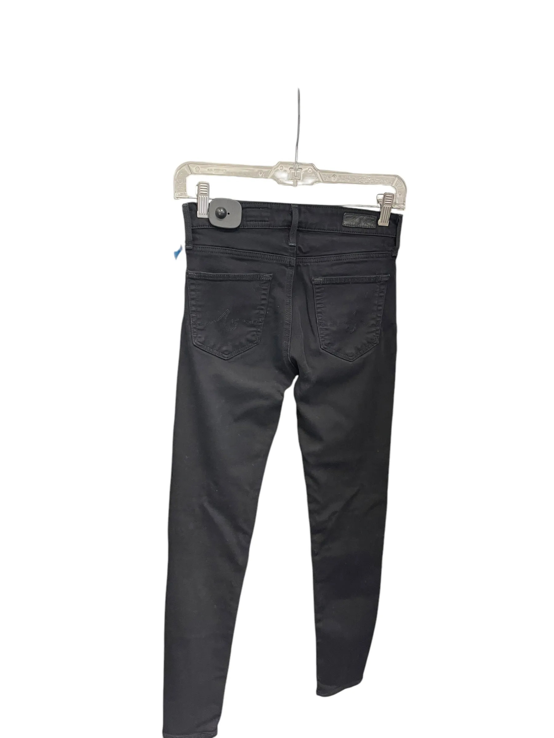 Jeans Skinny By Adriano Goldschmied In Black, Size: 0