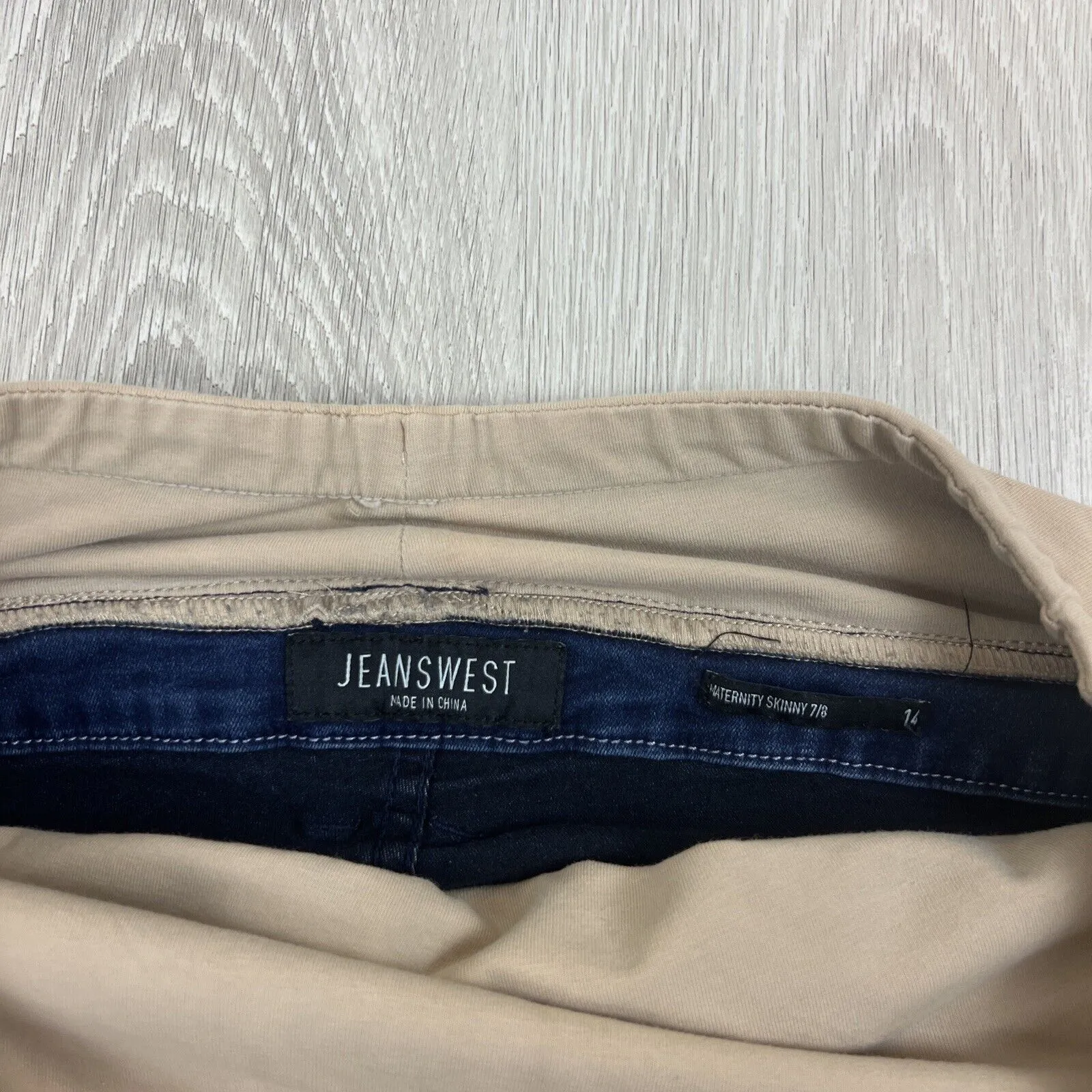 Jeanswest Womens Maternity Skinny 7/8 Jeans Size 14