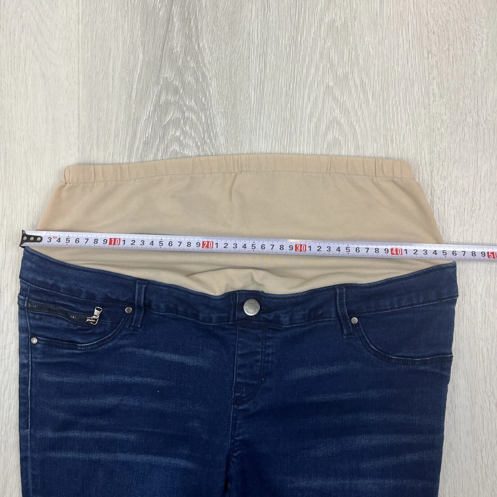 Jeanswest Womens Maternity Skinny 7/8 Jeans Size 14