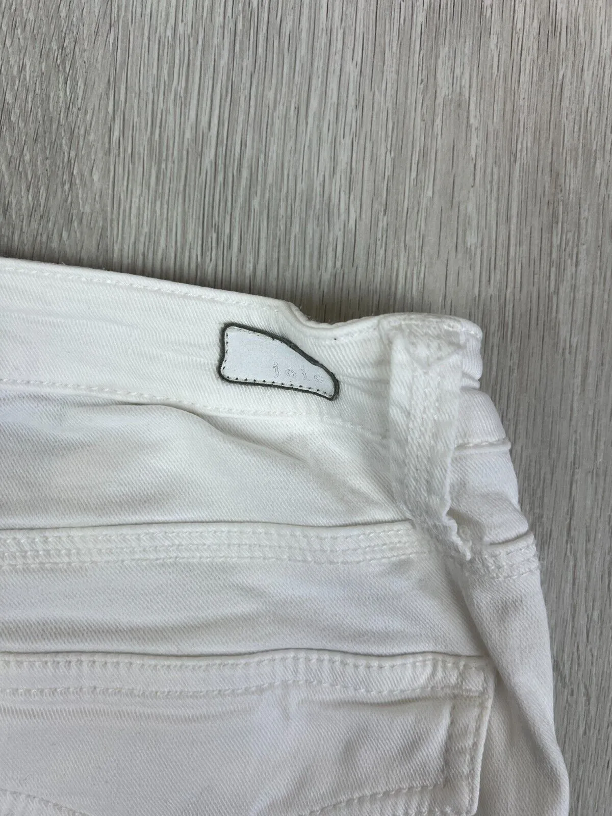 Joie Jeans Womens White Skinny Ankle Zip Cargo Style Jeans Size 25