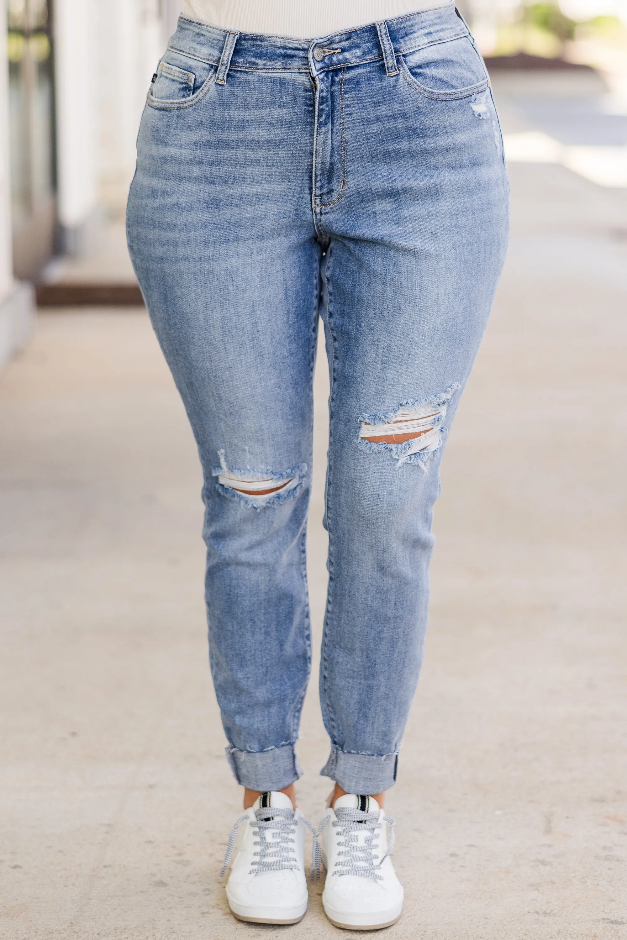Judy Blue: Setting Trends Skinny Jeans, Medium Wash
