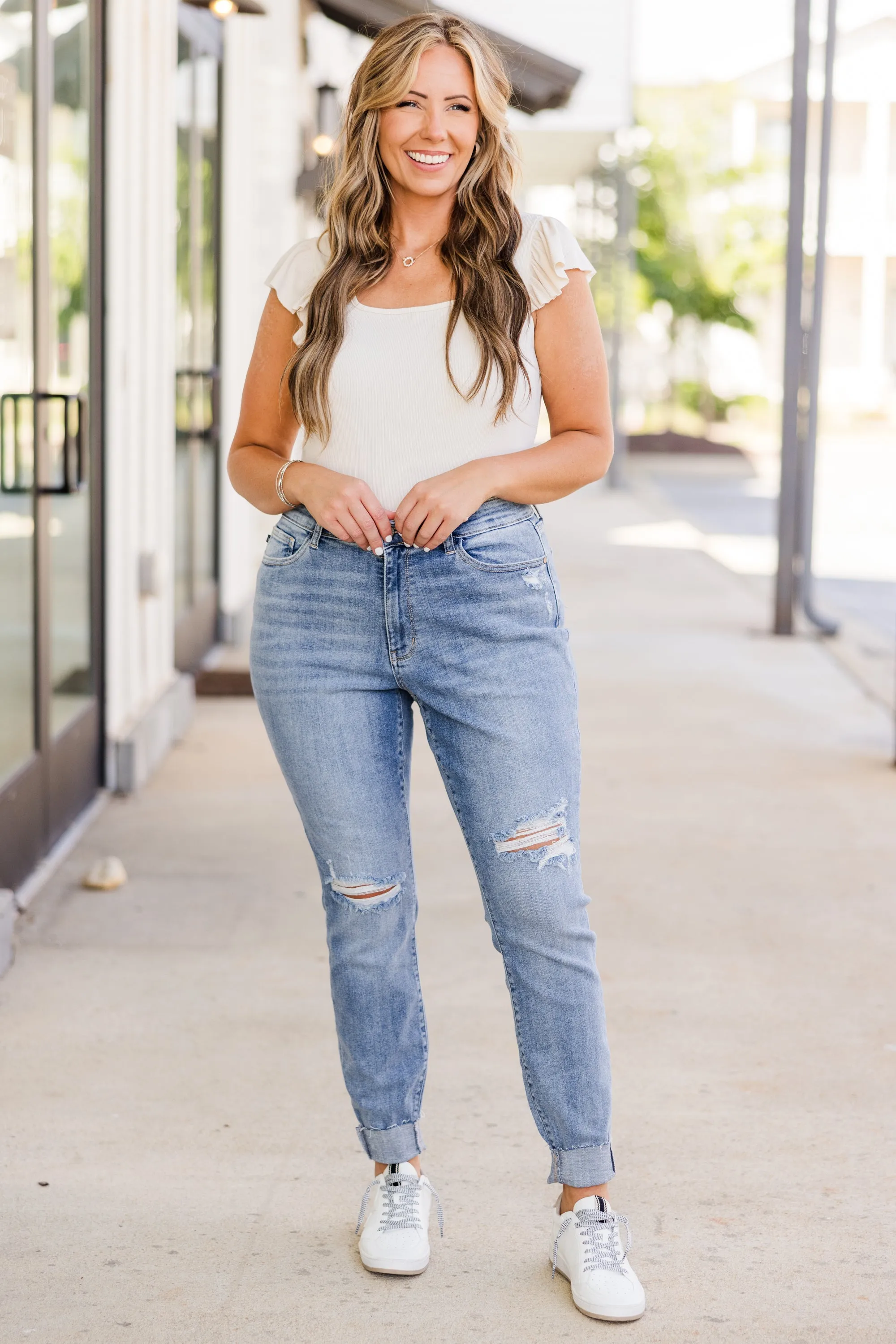 Judy Blue: Setting Trends Skinny Jeans, Medium Wash