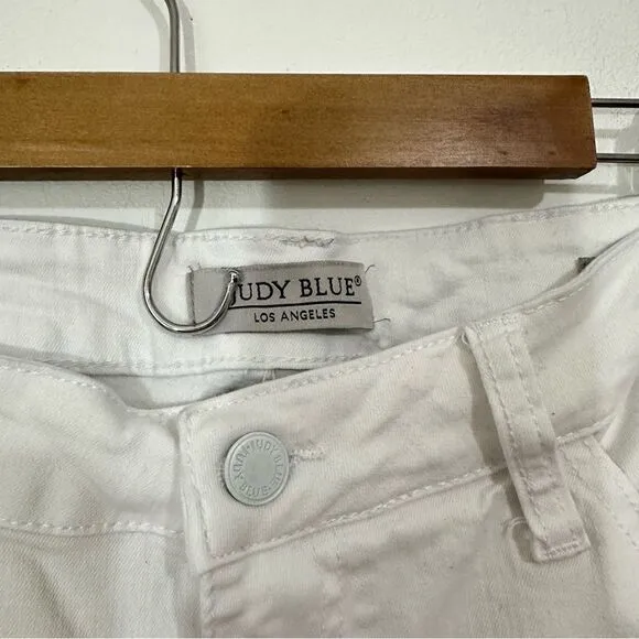Judy Blue Skinny Fit White Destroyed Stretchy Jeans 20W