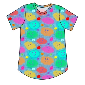 Juniper's Rainbow Clouds Kids' Relaxed Tee