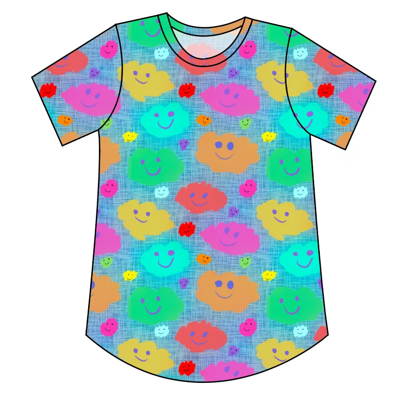 Juniper's Rainbow Clouds Kids' Relaxed Tee