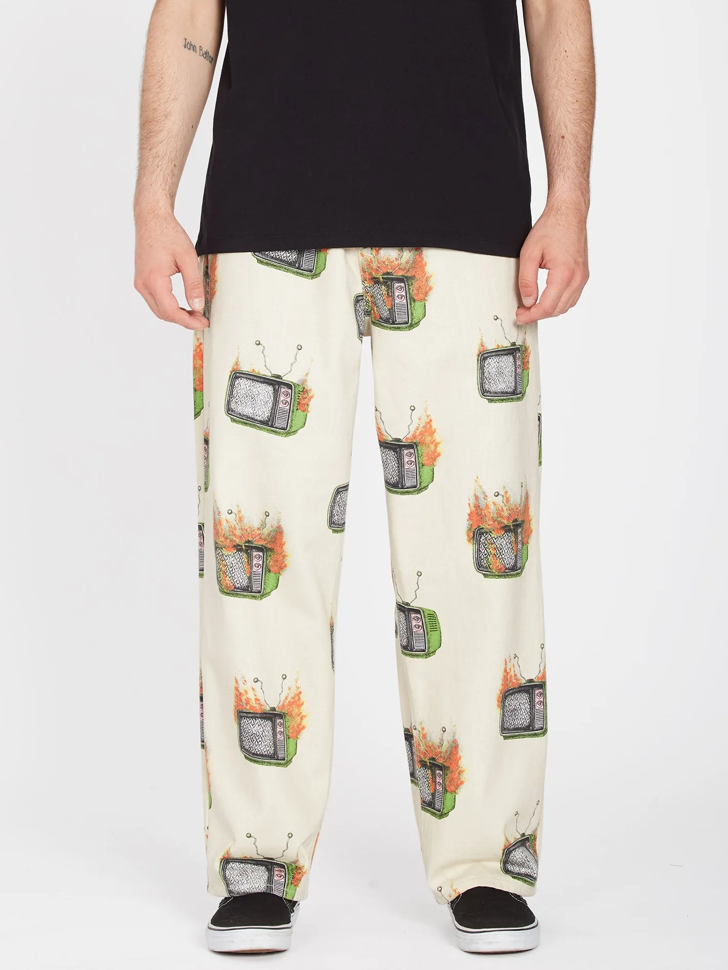 Justin Hager elastischer Bund Hose - WHITECAP GREY