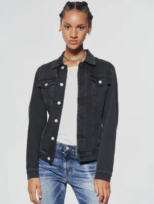 KATE DENIM JACKET IN BLACK - Woman