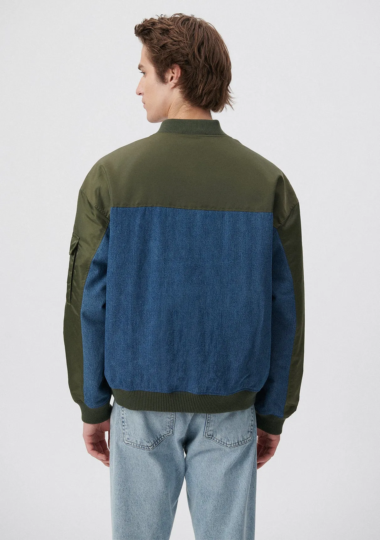 Khaki Bomber Jacket