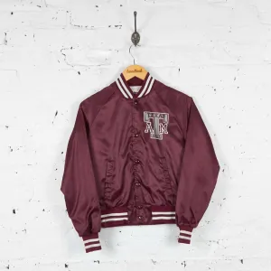 Kids Texas AM Aggies Bomber Jacket - Maroon - L Boys