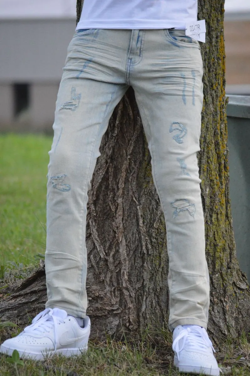 KIDS ULTRA STRETCH DENIM - ICE TINT(DZTR-K-024)