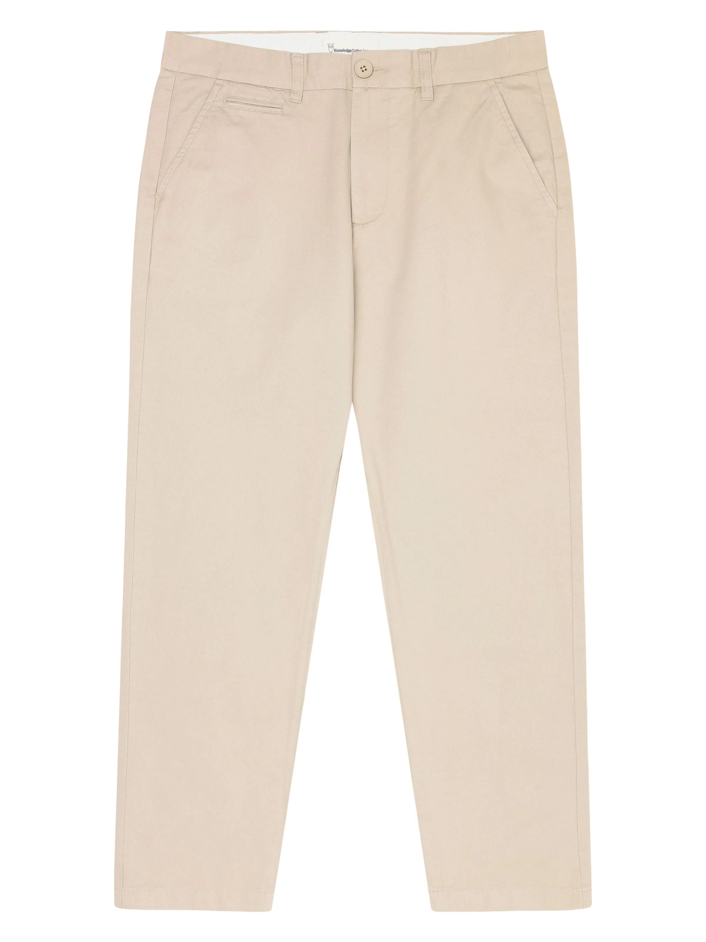 KNOWLEDGE COTTON APPAREL Flint Chino Twill Pants light feather gray