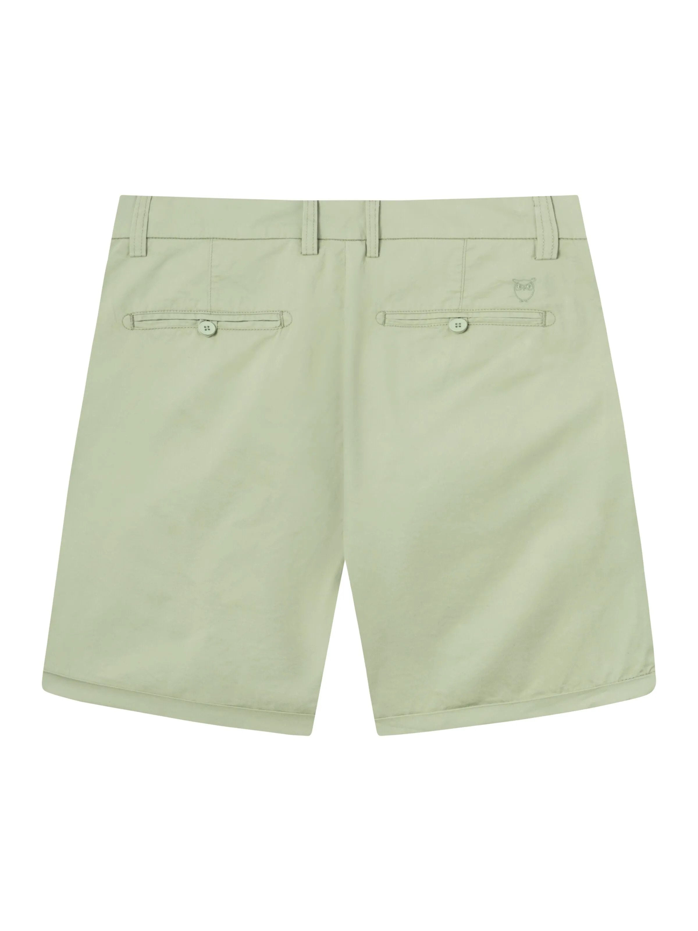 KNOWLEDGE COTTON APPAREL Regular Chino Poplin Shorts  swamp