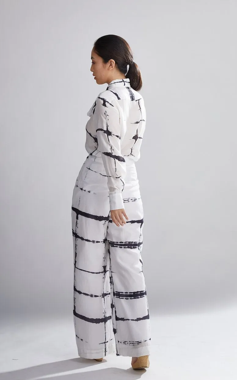 Koai   I   White And Black Shibori Pants