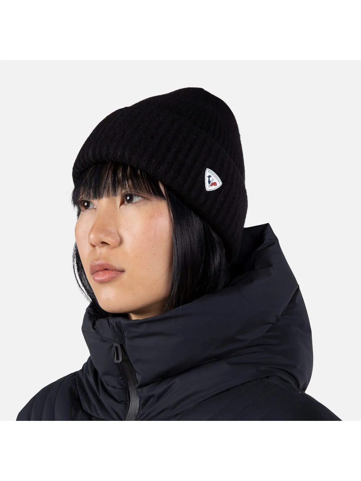 Kurtka puchowa damska Rossignol W Ventina Bomber Down Jkt czarny
