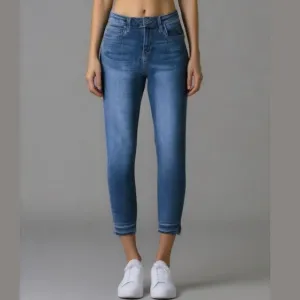Kut From The Kloth Womens Skinny Jeans Connie Ankle Skinny High-Low Hem, Size 2